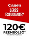 120EU Cashback Estudiantes Canon