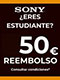 50€ Cashback Estudiantes