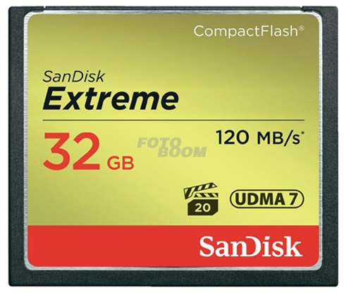 CompactFlash EXTREME 32GB 120Mb/s