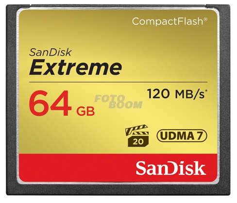 CompactFlash EXTREME 64GB 120Mb/s