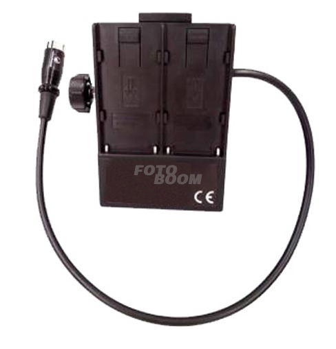 Adaptador doble baterías N-PF con pinza